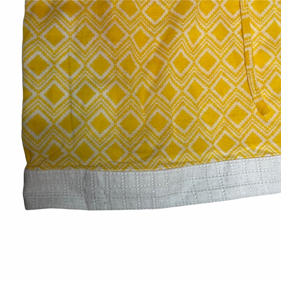 ShoshAnna Yellow/White Geometric Tunic CoverUp - Picture 12 of 15